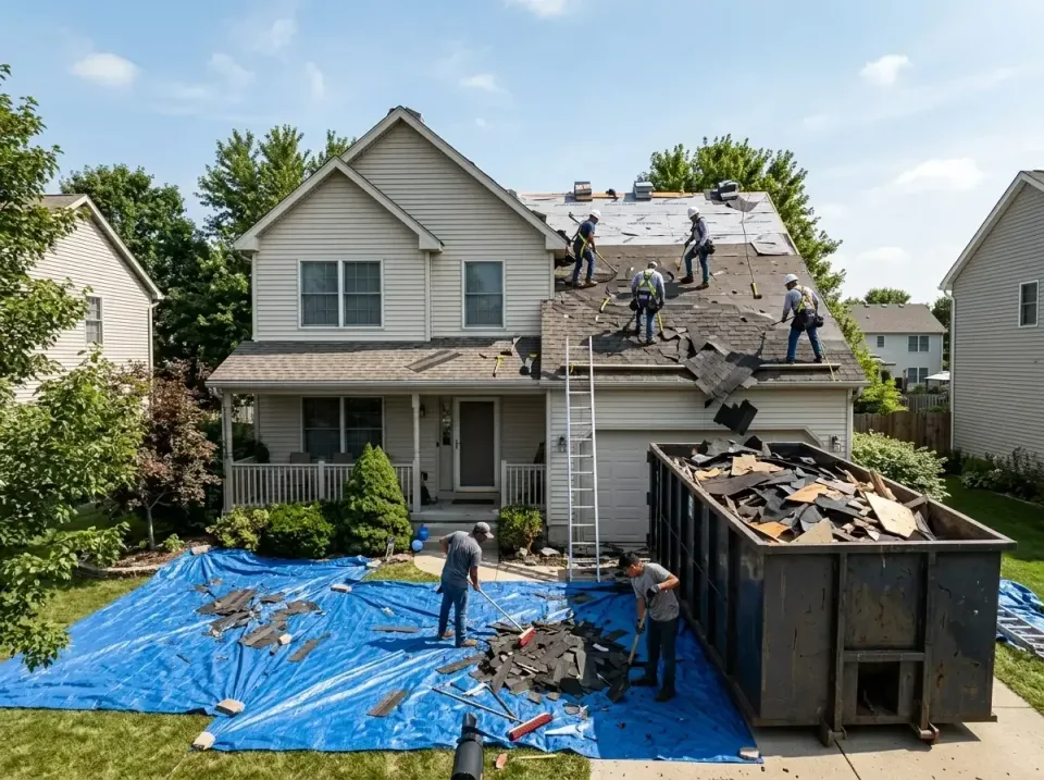 roof-replacement-debris-remova-004 — frequently asked questions, Cheapest Dumpster Rentals in Bear Creek, FL